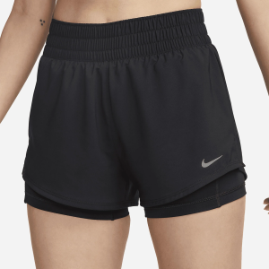 Quần đùi running 2 lớp nữ túi lưng eo